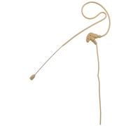 Pyle Headset Microphone - Single Over-Ear In-Ear Head Mic with Omni Condenser, 1.2m Cable, Windscreen, Secure Fit for Presentations, Stage, Theatre & Fitness Instructors, Skin Tone