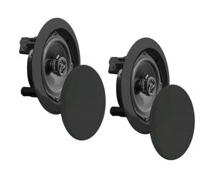 Pyle Home PDIC51RDBK 5.25-Inch 2-Way In-Ceiling In-Wall Built-In Speaker System - Black