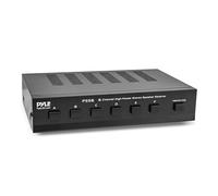 Pyle Home Premium New and Improved 6 Zone Channel Speaker Switch Selector Switch Box Hub Distribution Box for Multi-Channel High Powered Stereo Amplifier A,B,C,D Switches, 6 Pairs Of speakers - PSS6