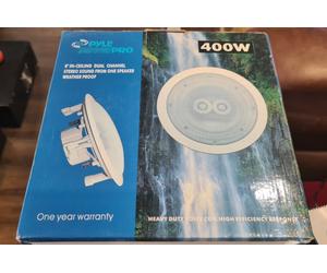 Pyle-Home PWRC82 8'' Two Way In Ceiling Stereo Speaker Water Proof