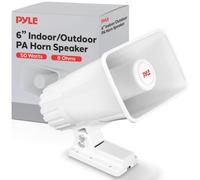 Pyle Horn Speaker, 50 W Tweeter, Outdoor Speaker, PA Speaker with 8 Ohm Impedance, Includes Mounting Support and Accessories