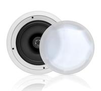 Pyle In Wall Speaker System, In Ceiling Dual Speakers 20cm, 2 Way 250W Slim Device, Flush Mount Design for Indoor and Outdoor Home Use