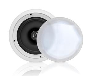 Pyle In Wall Speaker System, In Ceiling Dual Speakers 20cm, 2 Way 250W Slim Device, Flush Mount Design for Indoor and Outdoor Home Use