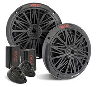 200 Watt Marine Boat Speaker System, Weather Proof Dual 2 Way 6.5 Inch Outdoor Speakers w/ 85Hz-6kHz Frequency Response, Heavy Duty 8oz Magnet Structure (White)