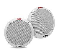 Pyle PLMR605W Dual 6.5'' Waterproof Marine Speakers, 2-Way Full Range Stereo Sound, 400 Watt, White (Pair)