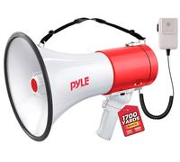 Pyle Unisex Megaphone Bullhorn, White / Red, 6X6X6 EU