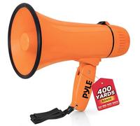 Pyle Megaphone Speaker with Siren, Bullhorn 20W with Loud Speaker