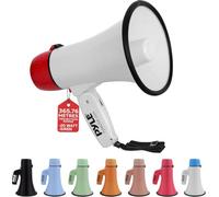 Pyle Megaphone Speaker with Siren, Bullhorn 20W with Loud Speaker