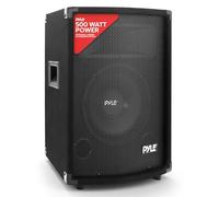 PA Speaker DJ Speaker - 500W Passive Portable Cabinet with 25cm Woofer & Horn, Professional Sound System for Events, Gigs, Parties, Studio, DJ, and Home Audio