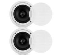 Pyle PDIC80T 8 inch Two Way In Ceiling Speakers with 70V Transformer