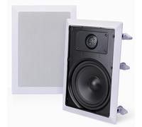 Pyle PDIW55 5.25-Inch 2 Way In-Wall/In-Ceiling Stereo Speaker with Flush Mount - White