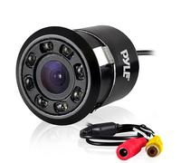 Pyle PLCM12 Rearview Backup Parking Assist Camera (Waterproof Night Vision Cam, Distance Scale Line Display, Flush Mount)