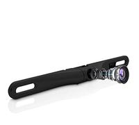 Pyle PLCM18BC License Plate Mount Rear View Backup Color Camera with Distance Scale Line - Zinc Black Chrome