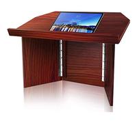 Pyle Portable Lectern Podium | Tabletop Presentation Stand | Quick Setup Folding Style (PLCTND41)