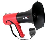 Pyle Portable Megaphone Bullhorn - Bluetooth Compatible PA Speaker with Built-in Voice Changer, 1500 Yard Range, Siren, 100W Adjustable Vol Control, Loudspeaker for Outdoor Sports & Safety Drills