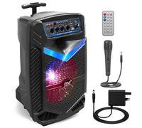 Pyle, Portable PA System, Active Speakers, Powered Speakers -400W Rechargeabl...