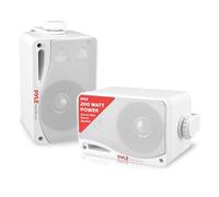 Pyle Portable Wireless Speaker - Bluetooth Speaker - Set of two, Waterproof 3-Way Active Passive HIFI Speakers, Wireless Ceiling Mound Dual Speakers System, w/Heavy robust grille, Indoor/Outdoor Use
