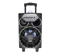 Pyle Powerful Bluetooth Speaker 580W, Wireless Speaker with Powerful Bass, Rhythmic LED, Wired Mic (2), Portable True Wireless Sono, Karaoke, Outdoor Events, Fast Bluetooth