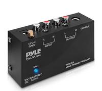 PYLE Pp555 Ultra Compact Phono Turntable Pre-Amplifier With 9V Battery Compartment To Mini Phono Preamp
