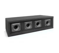 Pyle -Pro 4 Way DJ Speaker System, 300 Watt Power, 150 RMS, Four 3 Inch Horn Piezo Tweeters, 8 Ohm Impedance, Full Range Audio Reproduction, Black Carpeted Finish