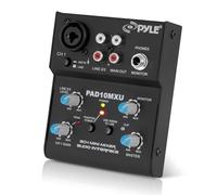 Pyle-Pro PAD10MXU 2 Channel Mini Mixer With USB Audio Interface