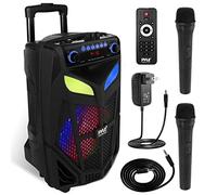 PYLE -PRO Portable Bluetooth Speaker System Pa - 600 W for Outdoor 10", Pphp101Wmb