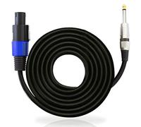 Pyle-Pro PPSJ15 15ft 12 Awg Speaker Cable Speakon to Jack