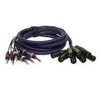 Pyle-Pro PPSN813 10ft 1/4 XLR Male 8 Channel Snake Cable