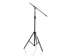 Pyle Tripod Microphone Stand, Heavy Duty Mic Stand with Stable Tripod Base, Height Adjustable with Extendable Telescoping Boom Arm 75 cm - Clutch in T-Bar Adjustment Point