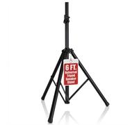 Pyle Universal Speaker Stand - Floor Mount Holder, Heavy Duty Tripod, Adjustable Height 100-180 cm, 35mm Compatible Insert, Portable, Safety & Stable