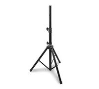 Pyle Universal Speaker Stand Mount Holder - Heavy Duty Rubber Capped Tripod w/Adjustable Height from 59.1” to 82.7” Locking Safety PIN & 35mm Compatible Insert On-Stage or In-Studio Use - PSTND1