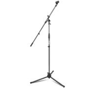 Pyle Universal Tripod Microphone Stand - Knob Boom Extends Up to 31'', Strong and Lightweight Tubing, 3.5'' x 38'' -inches, Lightweight and Collapsible Mic Stand
