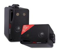 Pyle Portable Wireless Speaker - Bluetooth Speaker - Set of two, Waterproof 3-Way Active Passive HIFI Speakers, Wireless Ceiling Mound Dual Speakers System, w /Heavy robust grille, Indoor/Outdoor Use