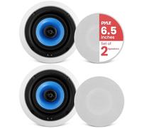 PyleHome PIC6E 250 W 6.5-Inch Two Way In-Ceiling Speaker System with Adjustable Treble Control