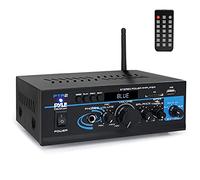 PyleHome PTA2 Mini 2x 40W Stereo Power Amplifier with AUX, CD and Mic