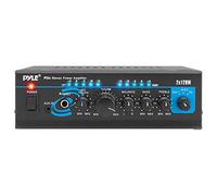 PyleHome PTA4 Mini 2x 120W Stereo Power Amplifier with AUX, CD and Mic Input