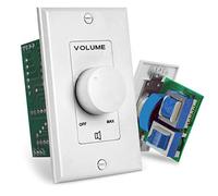 PyleHome PVC1 Wall Mount Rotary Volume Control Knob, White