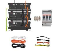 Pylontech US5000C Lithium Ion Batteries LiFePO4 48V Pack of 3 - Full Kit