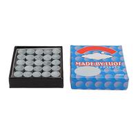 Pyltha 50Pcs Leather Pool Cue Tips, High Strength, Wear, For Daily Training and Use - Enhanced Control, Durable Performance, Ideal Billiard Replacement (12mm)