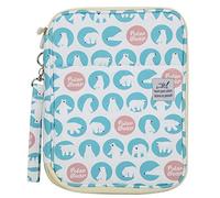 Pyltha Art Pencil Case Organizer, Waterproof Nylon, Double Layer 28x22x6cm, Large Capacity - Smooth Zipper, Stylish Patterns, Ideal for Students and Artists (192 Colors)