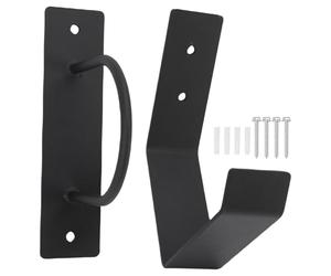 Pyltha Battle Rope Wall Anchor Kit with Storage Hook, Carbon Steel Gym Mount Bracket for Organized Fitness Spaces - Durable Construction, Easy Installation, Safe Workout