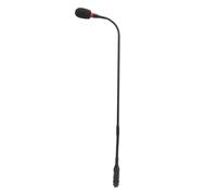 Pyltha Gooseneck Condenser Microphone, 23.2in Flexible Aluminium Alloy with 3 Pin Straight Plug - Noise Reduction, Power Indicator Light, Ideal for Conference and Meeting Rooms