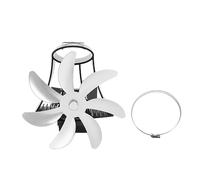 Pyltha Heat Powered Stove Fan - 7 Blade Efficient Heat Distribution for Fireplace, Magnetic Wall Mount, Silent Operation for Wood Stove and Log Burner (type 3)