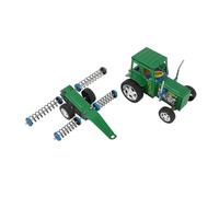 Pyltha Retro Iron Tractor Model, Nostalgic Handmade Toy, Vintage Decoration for Coffee Shop, Bar, Clothing Store - Unique Mechanism, Collectible Gift, Rustic Charm