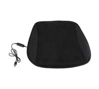 Pyltha Ventilated Seat Cushion with 5 Fans, USB Powered, Three Speed Adjustable, Breathable Mesh, 16.9x16.9 Inches - Rapid Cooling Comfort, Washable Cover, Anti Slip for Car and Home (All Black)