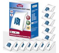 Pymin 12 Pack GN Vacuum Dust Bags Replacements Compatiable with Miele Classic C1, Complete C2 C3, Cat & Dog,S200-S8000 Series Vacuum Cleaner, Replaces 9917730 12281680 10123220