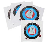 PYMUST 10pcs 41 * 41cm Target Papers Halloween Type for Bow and Arrow Archery Dart Shooting Practice Training (ghost)