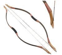 PYMUST 57inch Traditional Bow 100 lbs Longbow Epoxy Resin Limbs for Adult Left Right Hand Archery Hunting Shooting Equipment