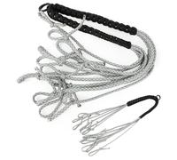 PYMUST Hunting Duck Rope Call Lanyard Decoys Hanging Strap Adjustable 12 Rings Hunter Game Bird Catching Accessories (Gray)