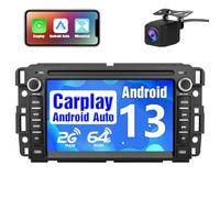 Pyniro 2GB+64GB Car Stereo for Chevy Silverado Tahoe GMC Sierra Yukon 2007-2013, Android 13 7Inch Radio Upgrade Replacement Touchscreen with CarPlay/Android Auto/GPS/FM/AM/BackCamera/29 Theme UIs